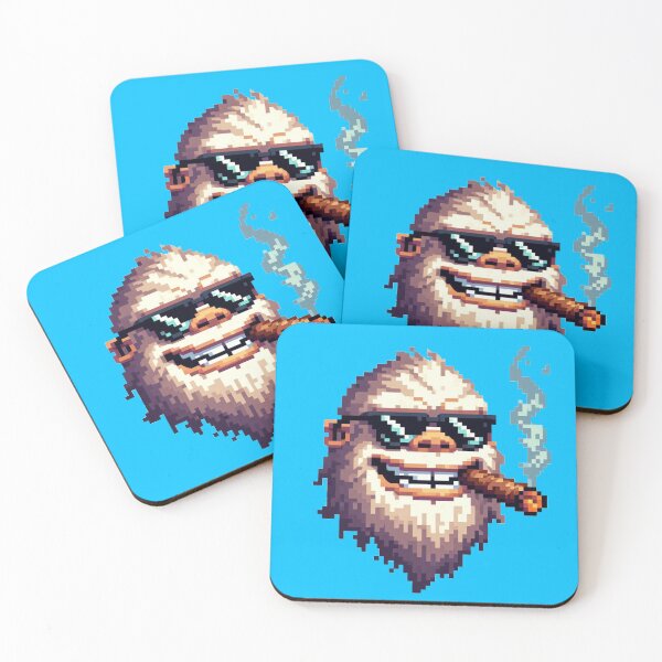Item preview, Attitude Bigfoot Pixelart designed and sold by SilverLook48.