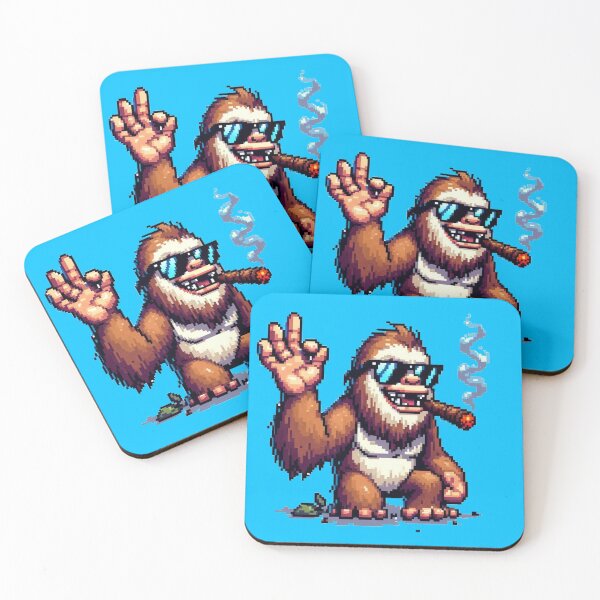 Item preview, Attitude Bigfoot Pixelart designed and sold by SilverLook48.