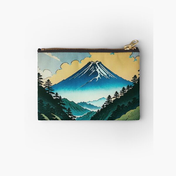 Item preview, Beholding Hanuyi Peak - A Contemporary Ukiyo-e Nature Landscape designed and sold by Kijiermono.