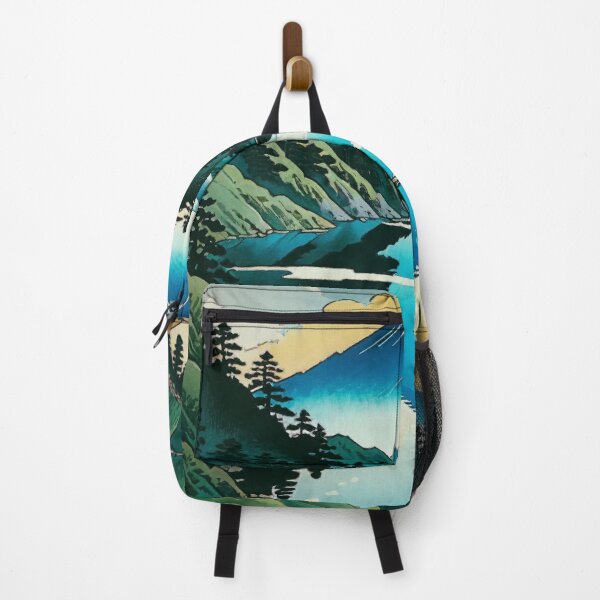 Item preview, Beholding Hanuyi Peak - A Contemporary Ukiyo-e Nature Landscape designed and sold by Kijiermono.