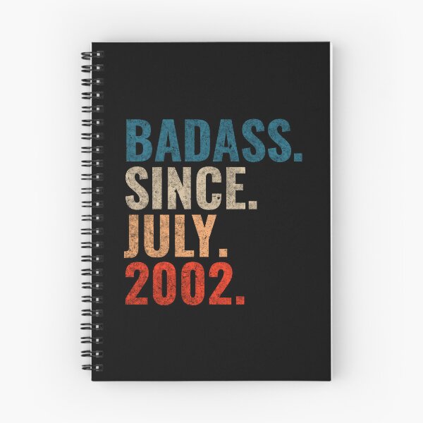 Item preview, Badass since July 2002 Vintage 2002 July birthday gift designed and sold by Teelogic.