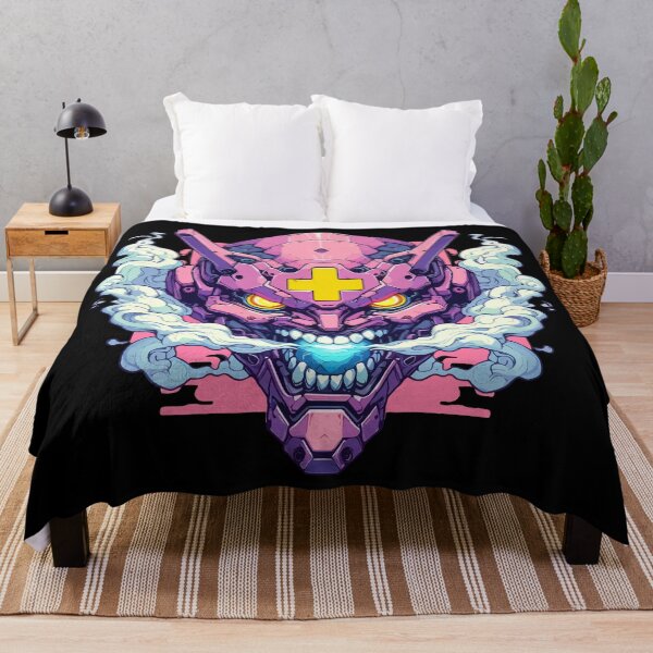 Item preview, Cool Oni Yokai Hannya Ogre Anime Art designed and sold by TomFrontierArt.
