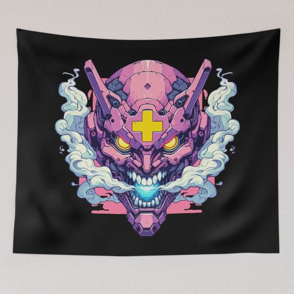 Item preview, Cool Oni Yokai Hannya Ogre Anime Art designed and sold by TomFrontierArt.