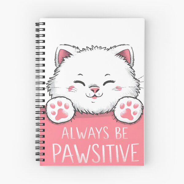 Item preview, Always Be Pawsitive - cat chemistry pun designed and sold by BobaTeeStore.