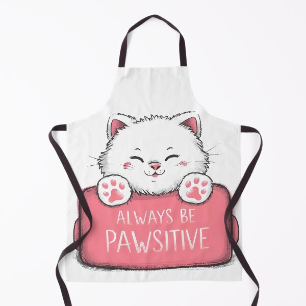Item preview, Always Be Pawsitive - cat chemistry pun designed and sold by BobaTeeStore.