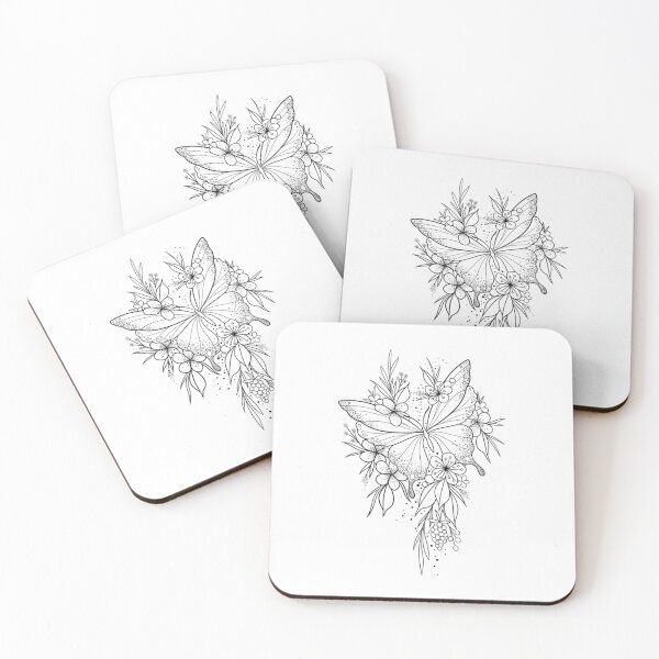 Artikelvorschau, Blumenschmetterling entworfen und verkauft von Jessi.T Tattoos.