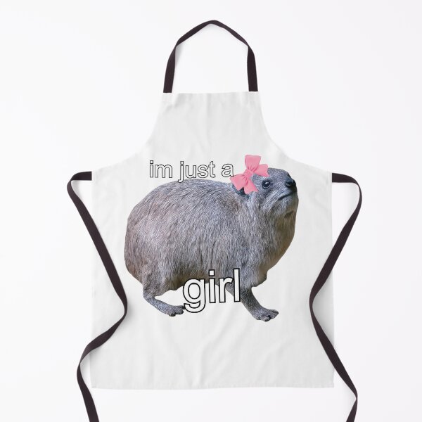 Item preview, i'm just a girl - hyrax meme designed and sold by SillyLittleSnek.