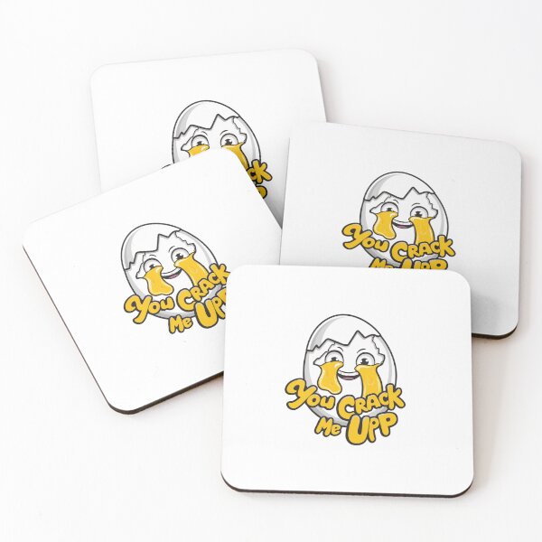 Item preview, You Crack Me Up Egg Cartoon designed and sold by ArtByYunus.