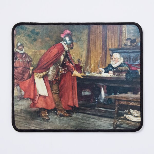 Item preview, Soldier reporting to the scribe vintage art designed and sold by Vintage Designs +.