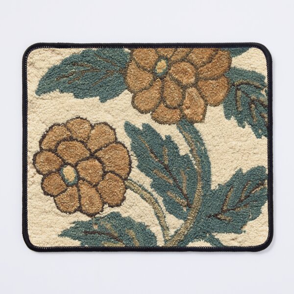 Item preview, Retro floral cream designed and sold by cutesy.