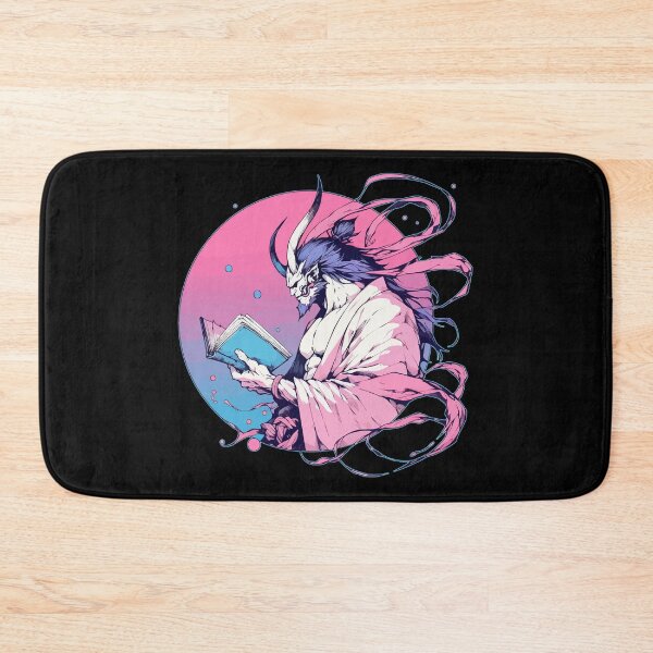 Item preview, Cool Oni Yokai Ogre Reading Book Bookworm designed and sold by TomFrontierArt.