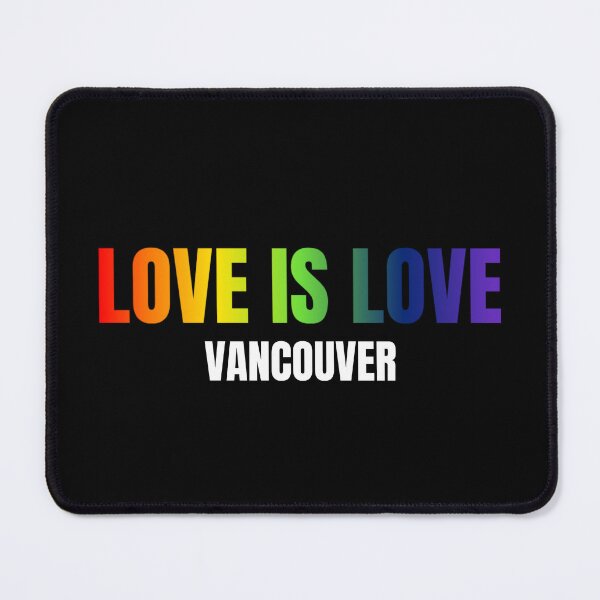 Item preview, Vancouver Love is Love t-shirt, Rainbow color pride LGBTQ graphic t-shirt, Pride unisex t-shirt, pride outfit ideas, pride month tees, designed and sold by PrideBeProud.