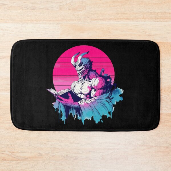 Item preview, Oni Yokai Ogre Reading Book Bookworm designed and sold by TomFrontierArt.