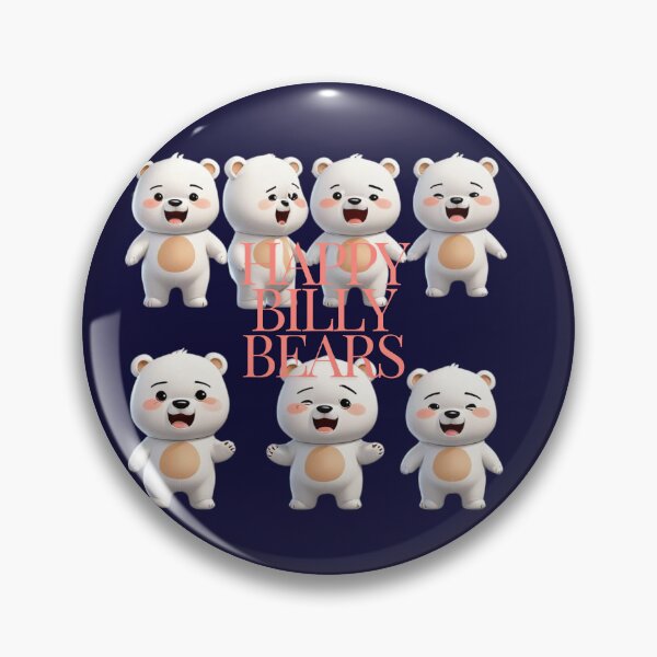 Item preview, Happy Billy Bear with smiling emotion designed and sold by THESRICHA65.