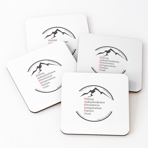 Item preview, HIKING - Hiking, Independence, Kilometers, Invigoration, Nature, Goal designed and sold by ArtYourStyle.