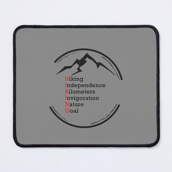 Item preview, HIKING - Hiking, Independence, Kilometers, Invigoration, Nature, Goal designed and sold by ArtYourStyle.
