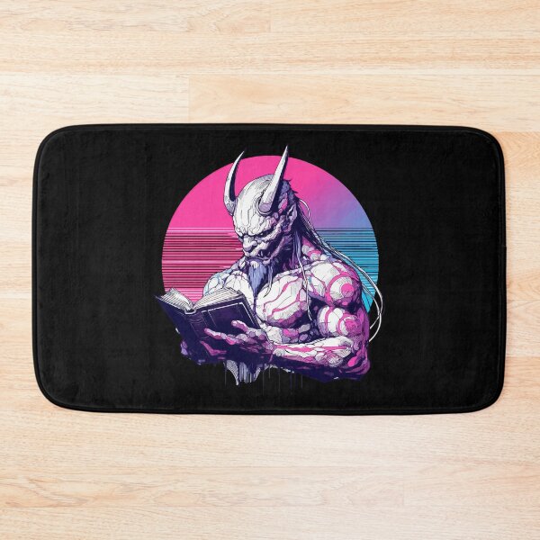 Item preview, Japanese Oni Yokai Ogre Reading Book Bookworm designed and sold by TomFrontierArt.