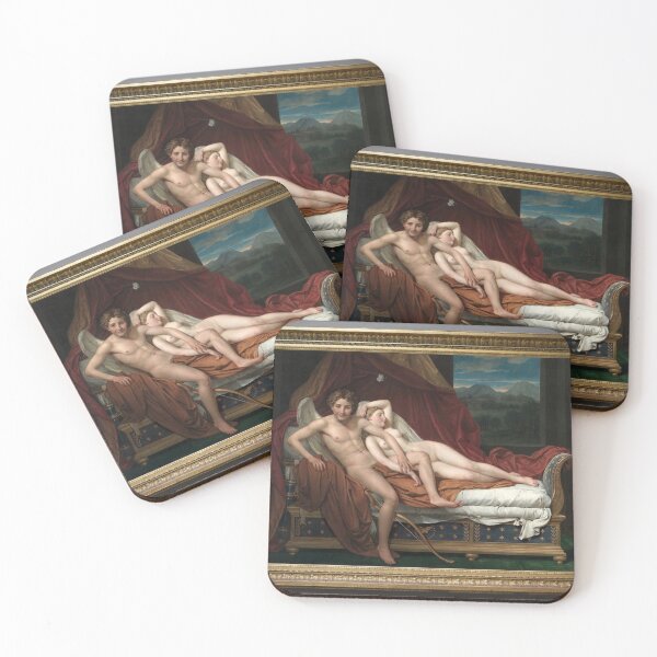 Item preview, Cupid and Psyche 1817 - Jacques-Louis David designed and sold by Vintage Designs +.