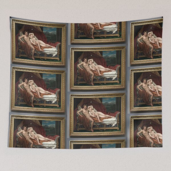 Item preview, Cupid and Psyche 1817 - Jacques-Louis David designed and sold by Vintage Designs +.
