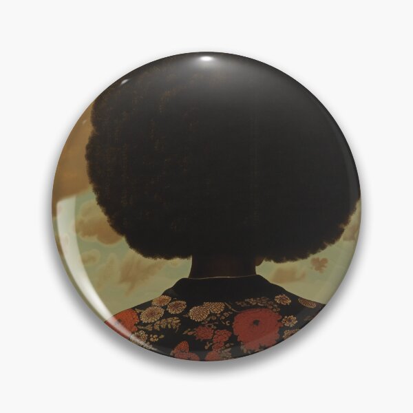 Item preview, Surreal Portrait of a Black Woman Becoming One With Reality designed and sold by HighlyDeep.