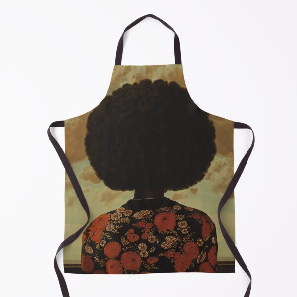 Item preview, Surreal Portrait of a Black Woman Becoming One With Reality designed and sold by HighlyDeep.