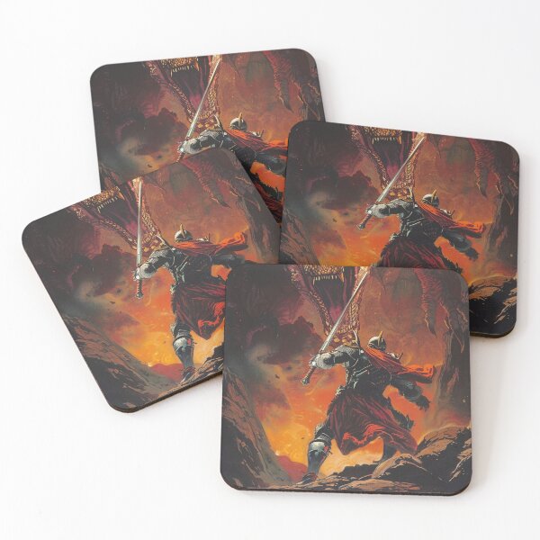 Item preview, Red Dragon - 70s Heroic Fantasy designed and sold by AxeWave.