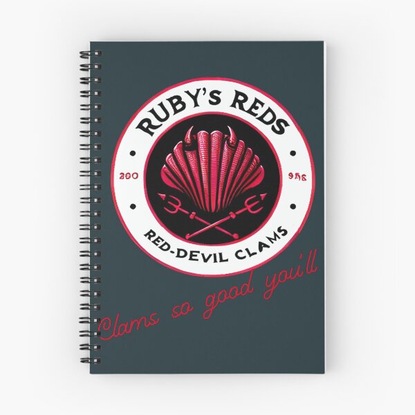 Item preview, Ruby's Reds - Red-Devil Clams - So Good You'll Die designed and sold by Corinne Alexa Jackson.
