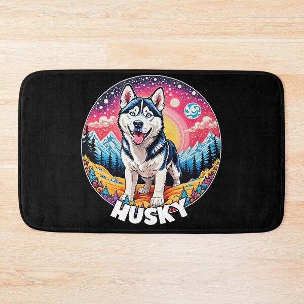 Item preview, Colorful Canines - Husky designed and sold by sekrecja.
