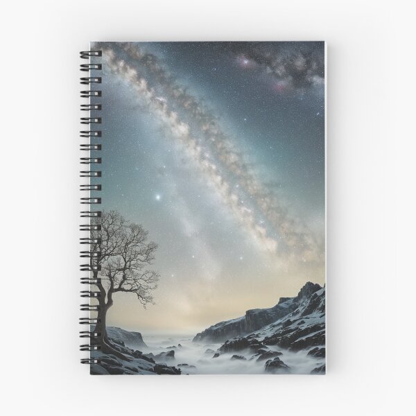 Item preview, Enchanted Milky Way Realm: Mystical Night Sky & Alien Terrain designed and sold by EnchantedVista.
