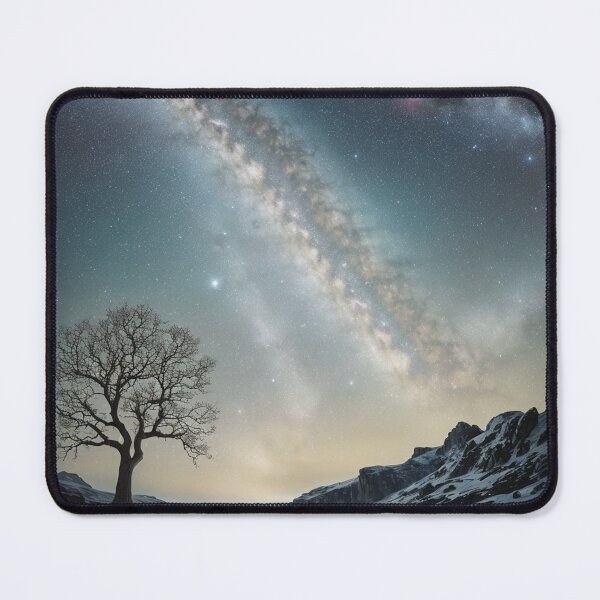 Item preview, Enchanted Milky Way Realm: Mystical Night Sky & Alien Terrain designed and sold by EnchantedVista.