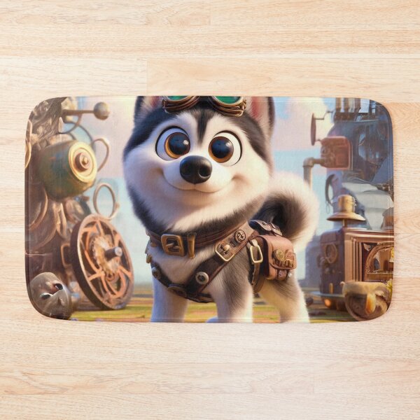 Item preview, Steampunk Alaskan Husky Adventurer designed and sold by Sillytoe.
