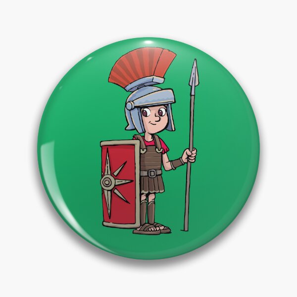 Item preview, boy Roman legionnaire with spear and shield designed and sold by duxpavlic.
