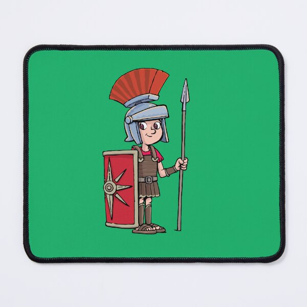 Item preview, boy Roman legionnaire with spear and shield designed and sold by duxpavlic.