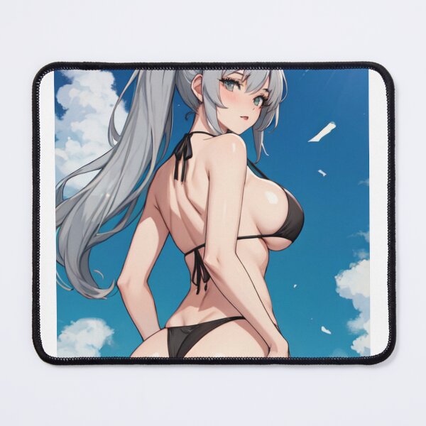 Artikelvorschau, Silbernes Haar und Anime-Mädchen im Bikini entworfen und verkauft von kenvel.