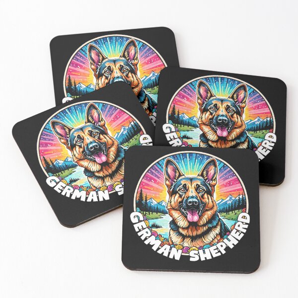 Item preview, Colorful Canines - German Shepherd designed and sold by sekrecja.