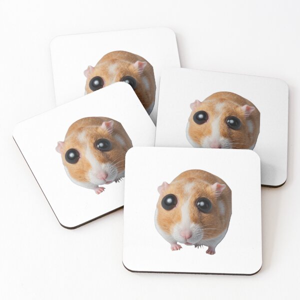 Item preview, Big eyed hamster meme designed and sold by SillyLittleSnek.