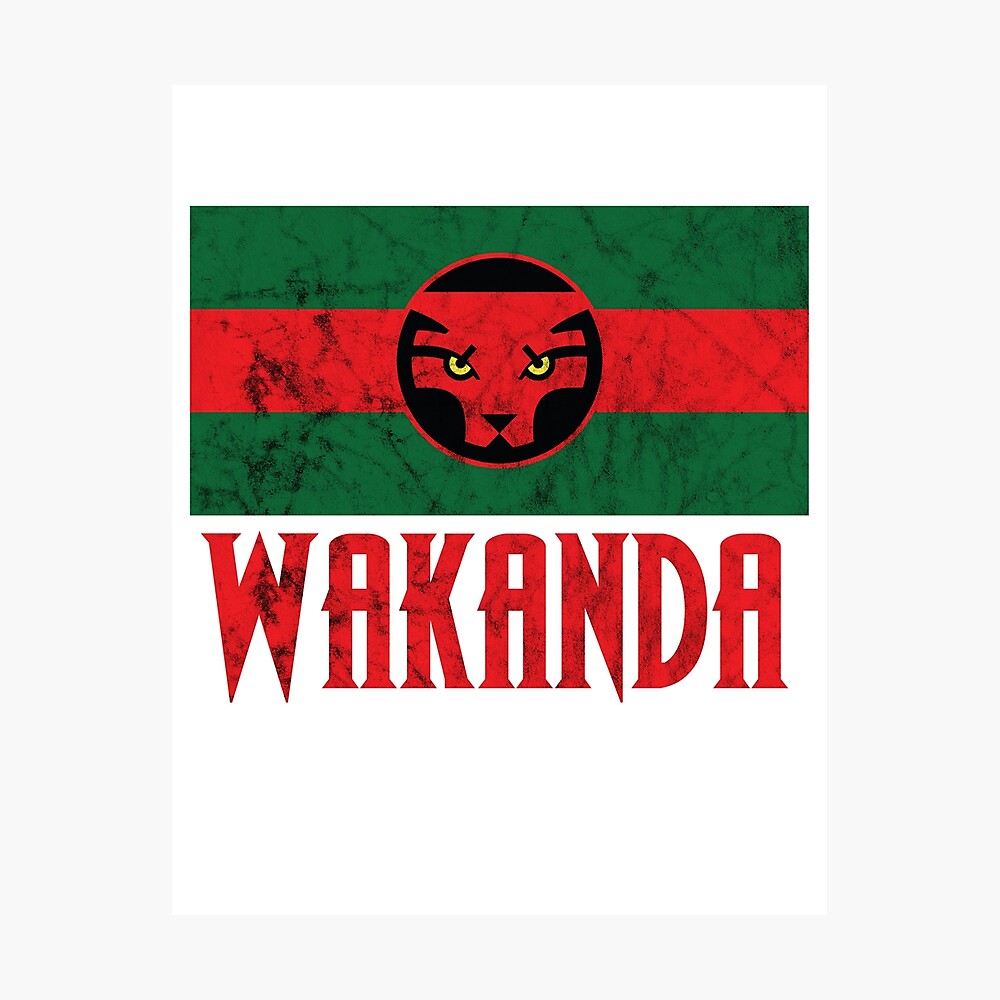 wakanda flag Metal Print for Sale by Shirt Dorks | Redbubble