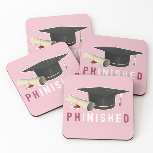 Item preview, PhD gift for women - pink celebration of graduation from university 2024 for women designed and sold by Lady-Frost.