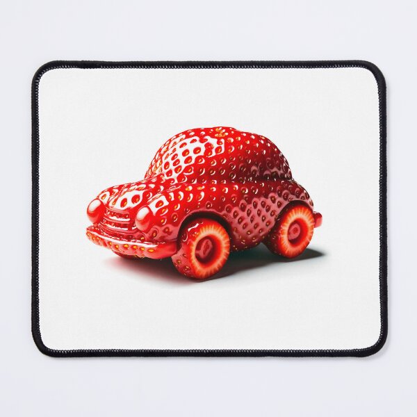Item preview, Retro Strawberry Car designed and sold by whitepaperbag.