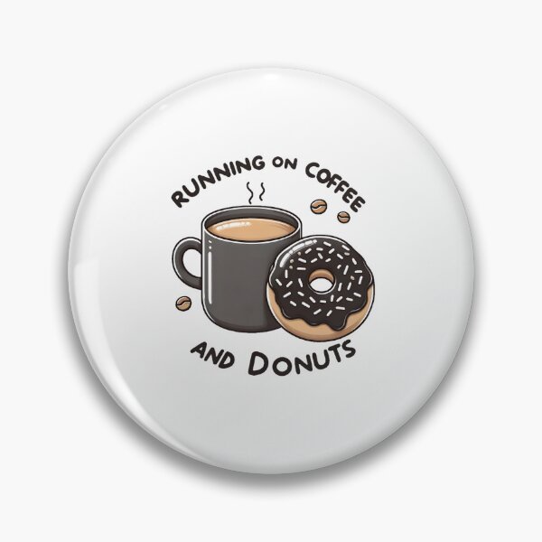 Item preview, Running on Coffee and Donuts designed and sold by UmbrellaStudio1.
