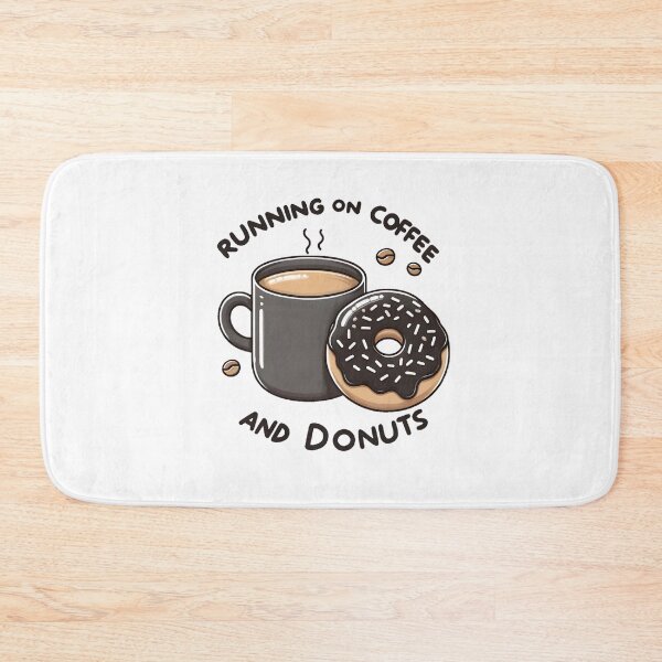 Item preview, Running on Coffee and Donuts designed and sold by UmbrellaStudio1.