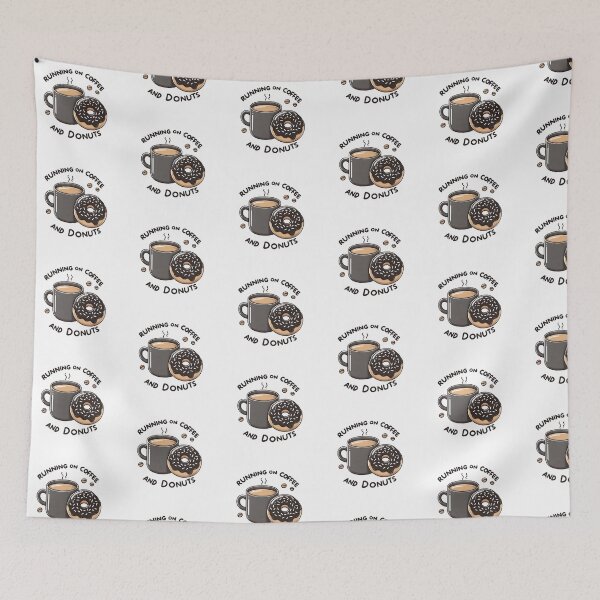 Item preview, Running on Coffee and Donuts designed and sold by UmbrellaStudio1.