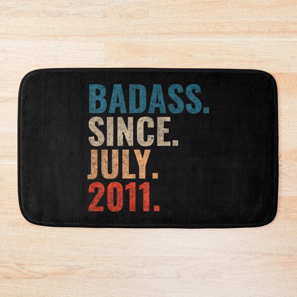Item preview, Badass since July 2011 Vintage 2011 July birthday gift designed and sold by Teelogic.