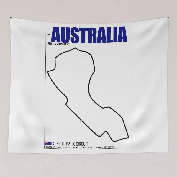 Item preview, Albert Park Circuit designed and sold by UrbanicArts.