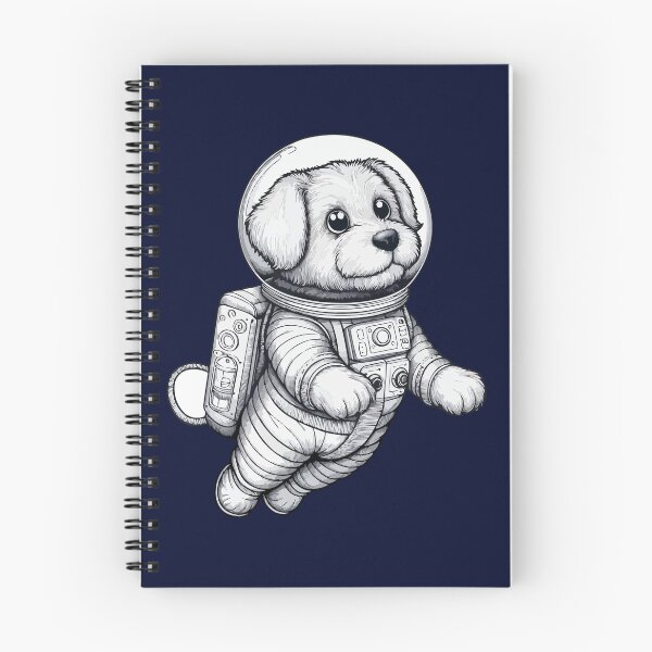 Item preview, Space Dog Astronaut - Galactic Adventure designed and sold by FunkyPattern.