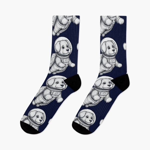 Item preview, Space Dog Astronaut - Galactic Adventure designed and sold by FunkyPattern.