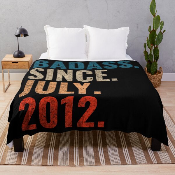 Item preview, Badass since July 2012 Vintage 2012 July birthday gift designed and sold by Teelogic.