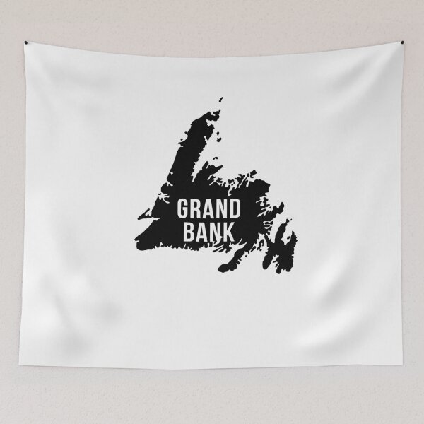 Item preview, Grand Bank, Newfoundland Silhouette designed and sold by CartoCreative.