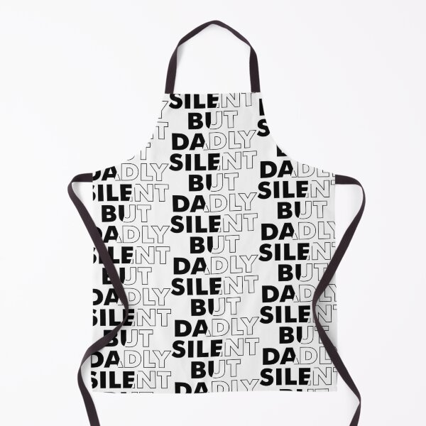 Item preview, "Silent But Dadly: Cool and Sarcastic Father's Day 2024 Gift" designed and sold by artworkathome.