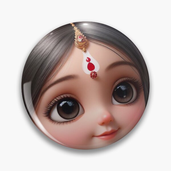 Item preview, Beautiful Radha Rani Talking with Friend about Krishna designed and sold by VrindaArts.